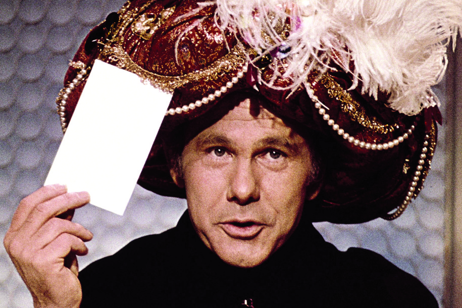 Johnny Carson as Carnac the Magnificent